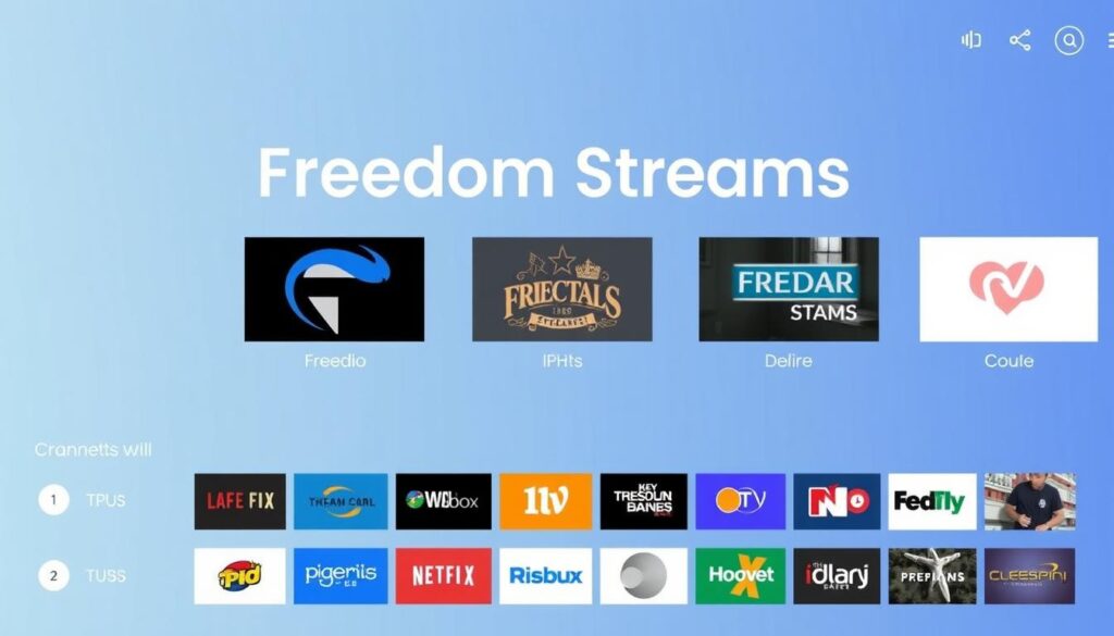 Freedom Streams IPTV Service Interface