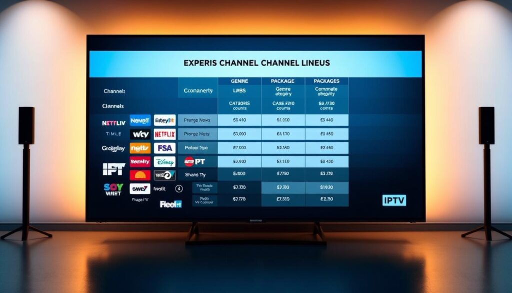 IPTV Channel Lineup Comparison