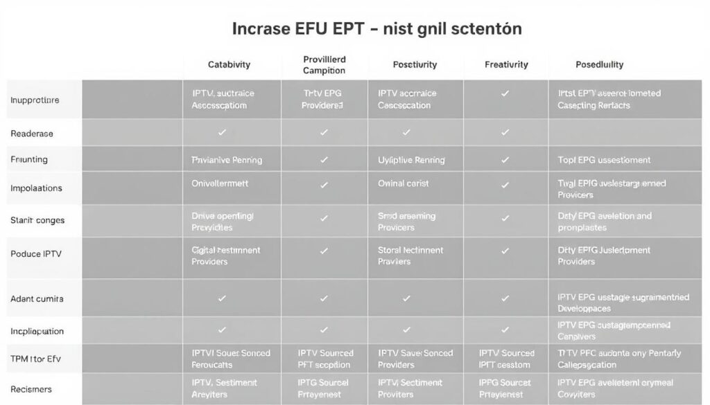 IPTV EPG Sources Comparison