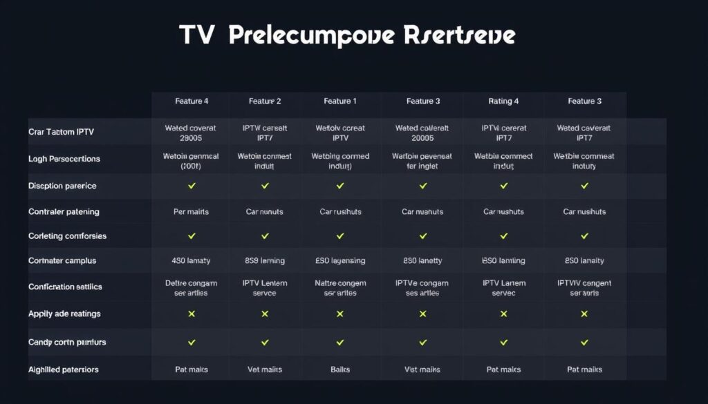 Top IPTV Providers Comparison