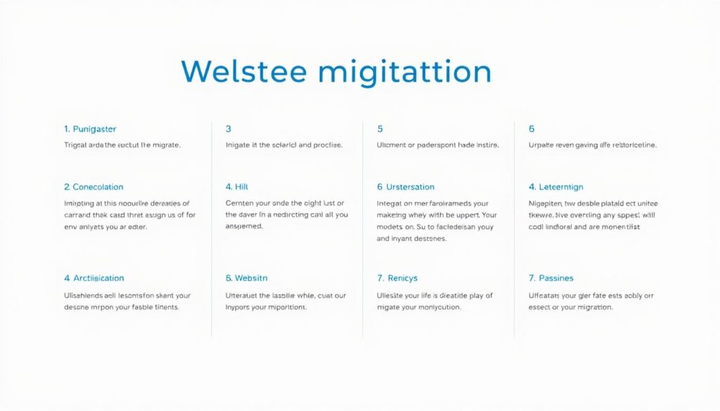 Website Migration Steps